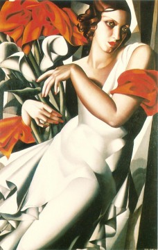 イラの肖像 p 1930 現代タマラ・デ・レンピッカ Oil Paintings